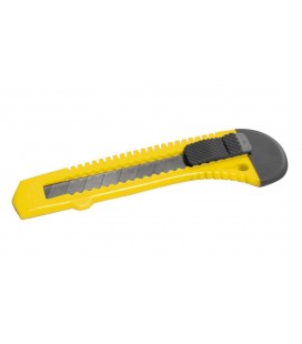 Nôž MASTERTOOL s odlamovacou čepeľou 18 mm, tlačidlová svorka 17-0518