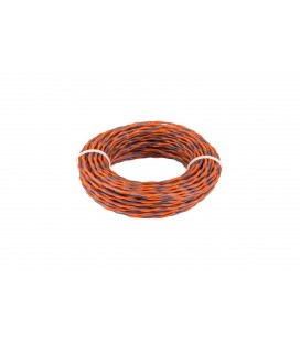 Žacie struna pre krovinorez MASTERTOOL SPIRAL bezhlučný 2, 40 mm 15 m dvojfarebný 19-1624