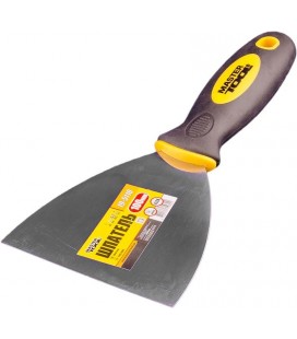 Špachtľa nerezová MASTERTOOL FLEX 100 mm s dvojzložkovou rukoväťou TPR 19-5110