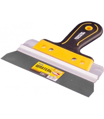 Špachtľa nerezová MASTERTOOL AL-PROFI 200*35 mm s dvojzložkovou rukoväťou TPR 19-5220