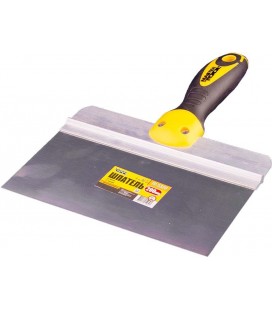 Špachtľa nerezová s bitom MASTERTOOL AL-PROFI 200*85 mm s dvojzložkovou rukoväťou TPR 19-5320