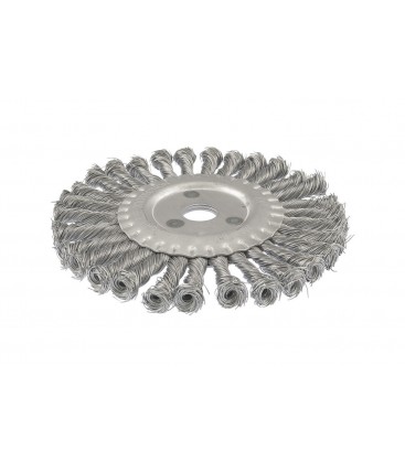 Kefa kotúčová MASTERTOOL drôtená bočné - pletený drôt Ø 180*22, 2 mm 19-9018