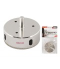 Korunka vykružovacia GRANITE diamantová do skla, dlaždíc a porcelánovej kameniny 80 mm 2-01-280