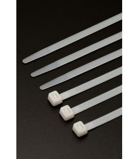 Páska sťahovacia MASTERTOOL na káble, nylon 4, 8*350 mm, biely 100 ks balenie 20-1816