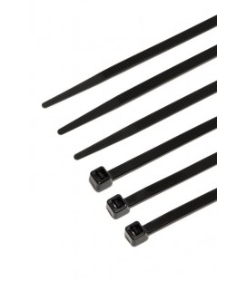 Páska sťahovacia MASTERTOOL na káble, nylon 2, 5*200 mm, čierna 100 ks balenie 20-1846