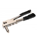 Kliešte nitovacie MASTERTOOL 250 mm Ø 2, 4/3, 2/4, 0/4, 8 mm pochrómované 21-0707