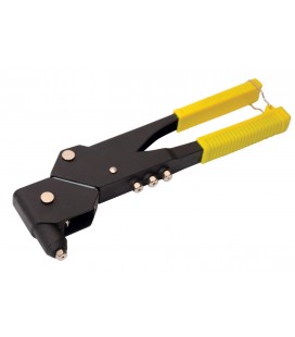 Kliešte nitovacie MASTERTOOL s otočnou hlavou 285 mm Ø 2, 4/3, 2/4, 0/4, 8 mm 21-0708