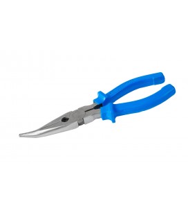 Kliešte pologuľaté zahnuté MASTERTOOL American type 160 mm C45/HRC 44~48 22-3160