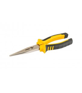 Kliešte pologuľaté rovné MASTERTOOL 200 mm С55/HRC 45~50 23-2200