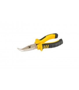 Kliešte pologuľaté zahnuté MASTERTOOL 160 mm С55/HRC 45~50 23-3160