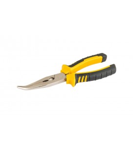 Kliešte pologuľaté zahnuté MASTERTOOL 200 mm С55/HRC 45~50 23-3200