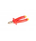 Kliešte štikacie MASTERTOOL bočné s izolovanou rukoväťou 160 mm CRV 6150/HRC 50~55 27-1160