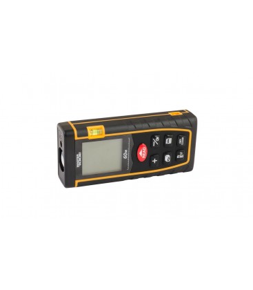 Merač laserový MASTERTOOL 60m ± 2 mm/m, pamäť 30 620–690 nm, trieda I, IP54, 1, 5 V ААА*2, textilné puzdro 30-0960