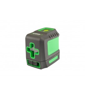 Vodováha laserová MASTERTOOL 30 m ±0, 3 mm/m H110°/V110° ±4° GREEN/510 nm, trieda II IP54 АА*2 textilné puzdro 30-1901