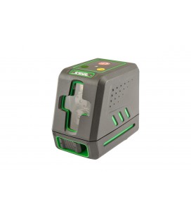 Vodováha laserová MASTERTOOL 30 m ±0, 3 mm/m, H/V/H+V H130°/V130° ±4° GREEN/510 nm, trieda II IP54 АА*4 textilné puzdro 30-1904