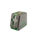 Vodováha laserová MASTERTOOL 30 m ±0, 3 mm/m, H/V/H+V H130°/V130° ±4° GREEN/510 nm, trieda II IP54 АА*4 textilné puzdro 30-1904