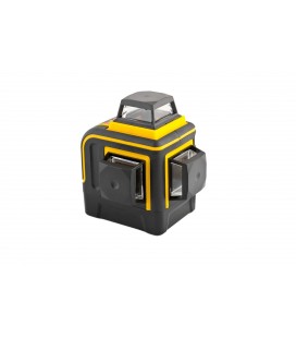 Vodováha laserová MASTERTOOL 10m ±0, 2 mm/m H/V/H+V H360°/2*V360° ±3° RED/635 nm trieda II IP54 Li-ion/АА*3 textilné puzdro 30-1