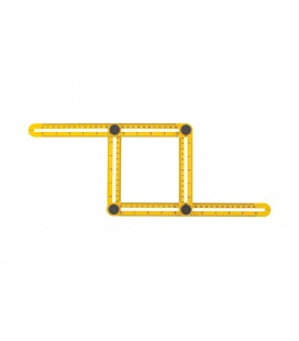Pravítko viacúčelové skladacie MASTERTOOL 250*120 mm 30-3525