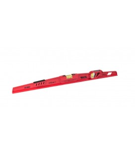 Vodováha liatinová MASTERTOOL 60 cm so zrkadlom 2 libely 0, 5 mm/m 0, 03° 33-0602