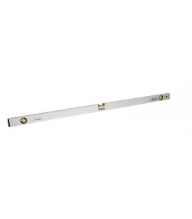 Vodováha hliníková MASTERTOOL Reinforced stavebná 120cm 3 libely 0, 5 mm/m 0, 03° 34-1203