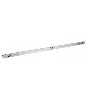 Vodováha hliníková MASTERTOOL Reinforced stavebná 150 cm 3 libely 0, 5 mm/m 0, 03° 34-1503