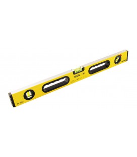 Vodováha hliníková MASTERTOOL PROFI stavebná 60 cm 3 libely 0, 5 mm/m 0, 03° gumový úchyty 36-0603