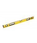Vodováha hliníková MASTERTOOL PROFI stavebná 80 cm 3 libely 0, 5 mm/m 0, 03° gumový úchyty 36-0803