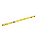 Vodováha hliníková MASTERTOOL PROFI stavebná 150 cm 3 libely 0, 5 mm/m 0, 03° gumový úchyty 36-1503