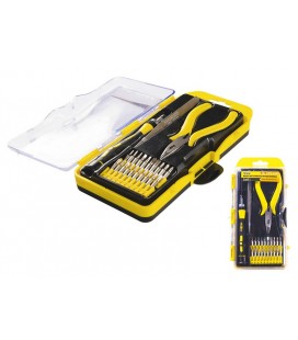 Bity skrutkovacie MASTERTOOL presné a nástrojov sada 23 ks 40-0166
