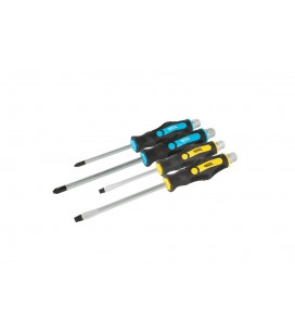 Skrutkovače sada MASTERTOOL IMPACT EXTERNAL HEX 4 ks PH2*100/PH3*150/SL6*100/SL8*150 40-1154