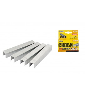 Spony do sponkovacej pištole MASTERTOOL R53 R53 8 mm, 1000 ks 41-0308