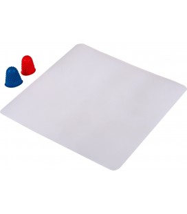 Sada na prácu s lepiacou pištoľou MASTERTOOL - podložka 20*20 cm, 2 náprstky 42-0161