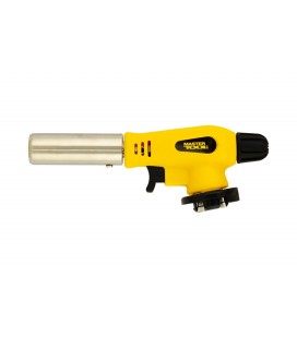 Horák plynový MASTERTOOL na plynové kartuše tryska Ø 22 mm/1300°C, zapaľovanie piezoelektrické, keramicka ochrana trysky 44-5041