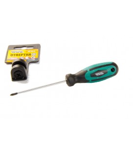 Skrutkovač magnetický MASTERTOOL HEXAGON pozidriv PH0*75 mm 45-8075