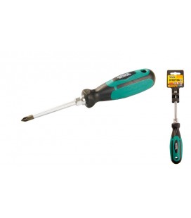 Skrutkovač magnetický MASTERTOOL HEXAGON pozidriv PH1*75 mm 45-8175