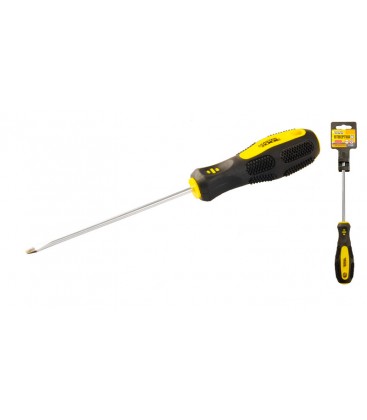 Skrutkovač magnetický MASTERTOOL plochý SL4*125 mm 48-5412