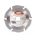 Kotúč pílový na rezanie dreva GRANITE zuby z karbidu volfrámu 125*22, 2*6Т, 12200 ot./min, 5-12-506