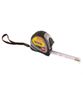 Meter zvinovací MASTERTOOL 5m*19 mm, zámok a automatické zasunutie 63-5019