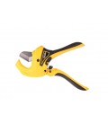 Nožnice na plastové rúrky MASTERTOOL 3-42 mm šikmá čepeľ kompozitné puzdro 74-0314