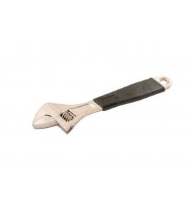 Kľúč nastaviteľný MASTERTOOL 250 mm 0 - 30 mm C45/Ni rukoväť potiahnutá TPR 76-0123