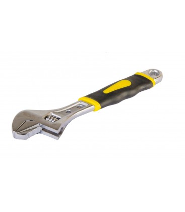 Kľúč nastaviteľný vidlicový MASTERTOOL 250 mm 0 - 38 CrV dvojzložková rukoväť 76-0423