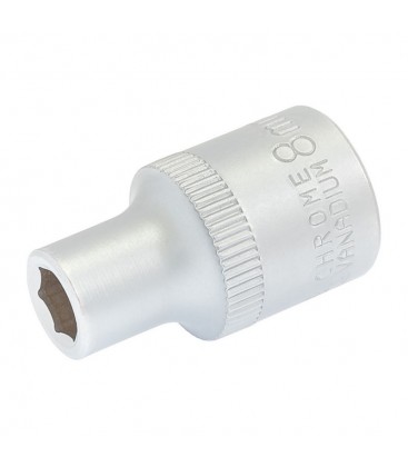 Hlavica nástrčná 6-hranná MASTERTOOL 1/2" 8 mm L 40 mm CRV 78-0008