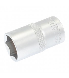 Hlavica nástrčná 6-hranná MASTERTOOL 1/2" 16 mm L 40 mm CRV 78-0016