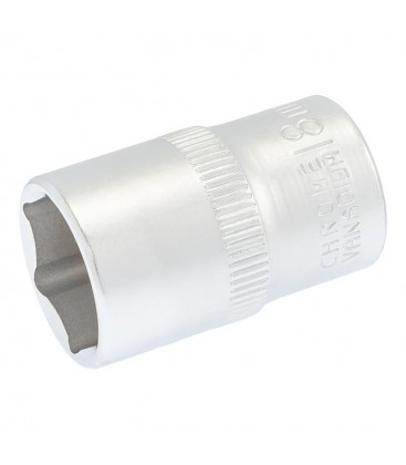 Hlavica nástrčná 6-hranná MASTERTOOL 1/2" 18 mm L 40 mm CRV 78-0018