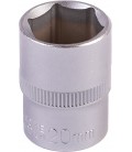Hlavica nástrčná 6-hranná MASTERTOOL 1/2" 20 mm L 40 mm CRV 78-0020