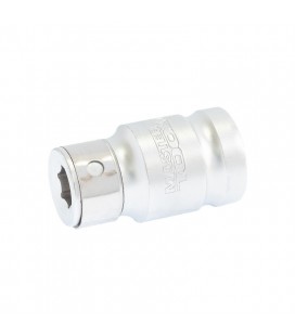 Adaptér na bity MASTERTOOL 1/2" hex 38 mm CRV 78-0088