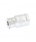 Adaptér na bity MASTERTOOL 1/2" hex 38 mm CRV 78-0088
