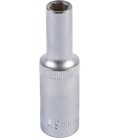 Hlavica nástrčná predĺžená 6-hranná MASTERTOOL 1/2" 9 mm L 78 mm CRV 78-0509