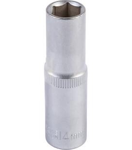 Hlavica nástrčná predĺžená 6-hranná MASTERTOOL 1/2" 14 mm L 78 mm CRV 78-0514
