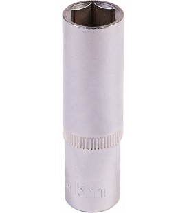 Hlavica nástrčná predĺžená 6-hranná MASTERTOOL 1/2" 15 mm L 78 mm CRV 78-0515